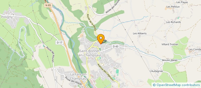 localisation de l'entreprise MONSIEUR SEBASTIEN FILLACIER  SAINT-LAURENT-DU-CROS