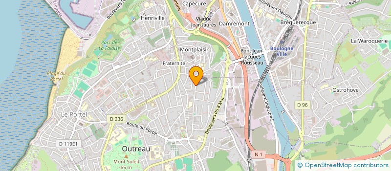 localisation de l'entreprise MONSIEUR SEBASTIEN FILLETTE  OUTREAU