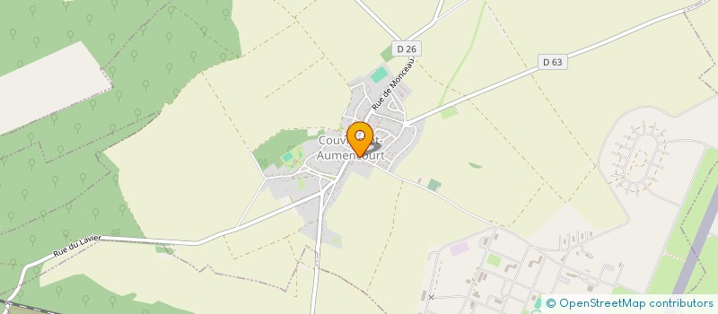 localisation de l'entreprise MONSIEUR SEBASTIEN FIN  COUVRON-ET-AUMENCOURT