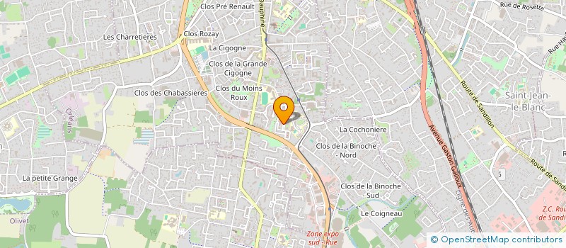 localisation de l'entreprise MONSIEUR SEBASTIEN FISCHER à ORLEANS