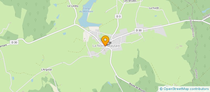 localisation de l'entreprise MONSIEUR SEBASTIEN FITTE à LA NOCLE-MAULAIX