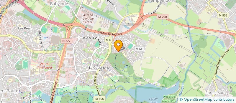 localisation de l'entreprise MONSIEUR SEBASTIEN FIX  VILLENEUVE-D'ASCQ