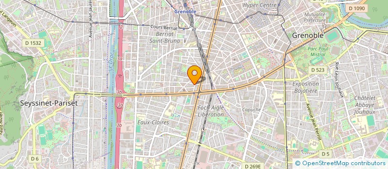 localisation de l'entreprise MONSIEUR SEBASTIEN FIX  GRENOBLE