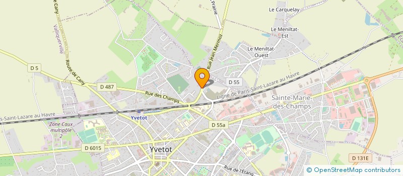 localisation de l'entreprise MONSIEUR SEBASTIEN FLEURY  HAUTOT-SAINT-SULPICE