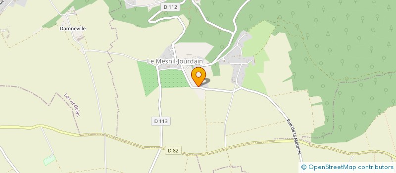 localisation de l'entreprise MONSIEUR SEBASTIEN FLEURY  LE MESNIL-JOURDAIN