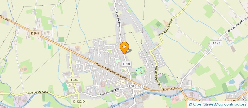 localisation de l'entreprise MONSIEUR SEBASTIEN FLINOIS  ESTAIRES