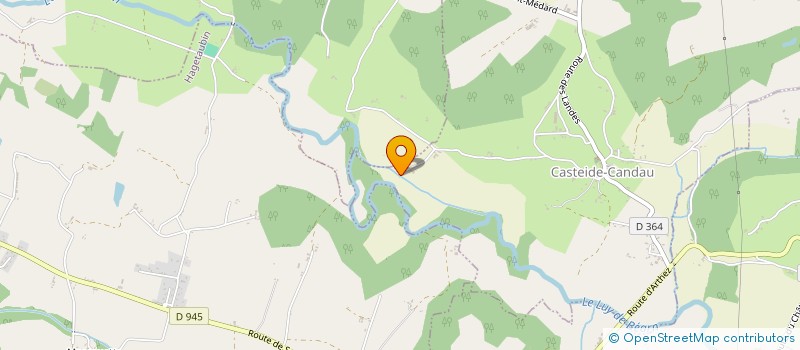 localisation de l'entreprise MONSIEUR SEBASTIEN FLISS  CASTEIDE-CANDAU