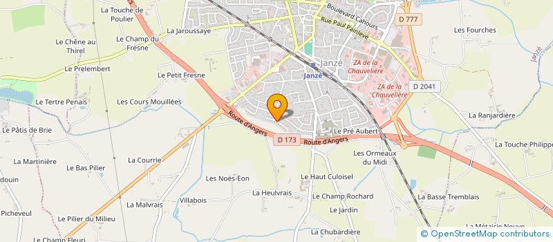 localisation de l'entreprise MONSIEUR SEBASTIEN FLOC'HLAY  JANZE