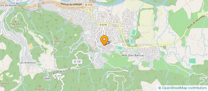 localisation de l'entreprise MONSIEUR SEBASTIEN FLOCH  CERET