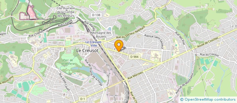 localisation de l'entreprise MONSIEUR SEBASTIEN FLORIN  LE CREUSOT