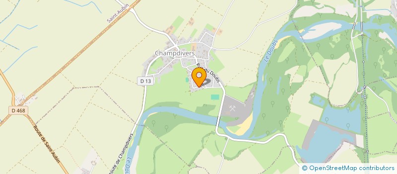 localisation de l'entreprise MONSIEUR SEBASTIEN FLUCHON  CHAMPDIVERS