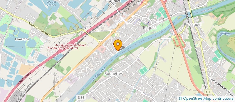 localisation de l'entreprise MONSIEUR SEBASTIEN FOGUETEIRO  ROQUES