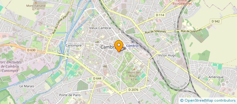 localisation de l'entreprise MONSIEUR SEBASTIEN FOLSCHEID  CAMBRAI