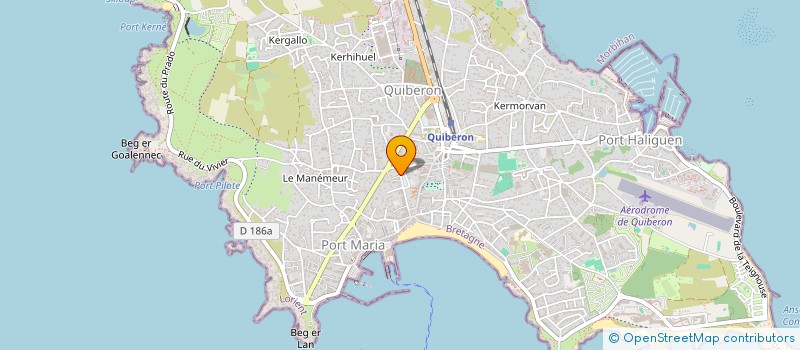 localisation de l'entreprise MONSIEUR SEBASTIEN FOLTRAN  QUIBERON