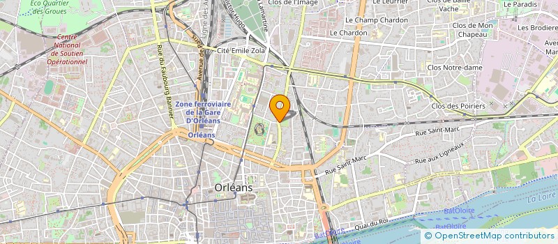 localisation de l'entreprise MONSIEUR SEBASTIEN FONDEUR  ORLEANS