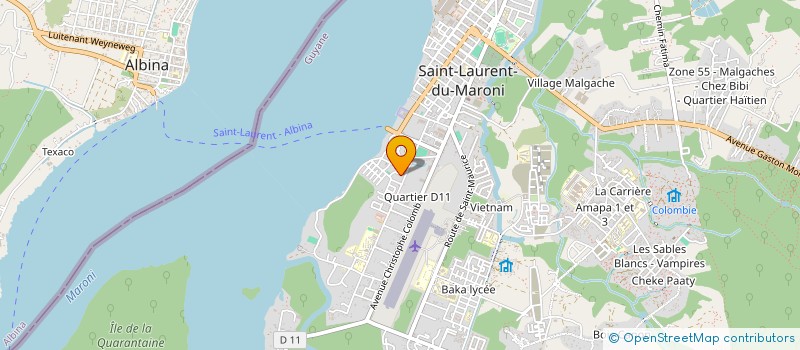 localisation de l'entreprise MONSIEUR SEBASTIEN FONKI à SAINT-LAURENT-DU-MARONI