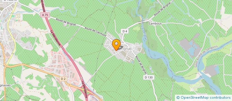 localisation de l'entreprise MONSIEUR SEBASTIEN FONS  BRIGNAC