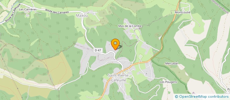 localisation de l'entreprise MONSIEUR SEBASTIEN FONTAINE  SAINT GERY-VERS