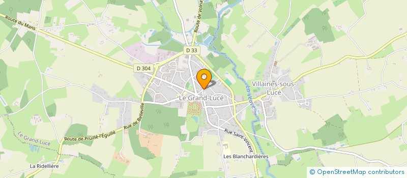 localisation de l'entreprise MONSIEUR SEBASTIEN FONTAINE à LE GRAND-LUCE