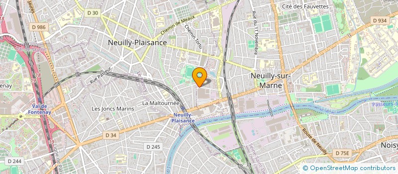 localisation de l'entreprise MONSIEUR SEBASTIEN FONTAINE à NEUILLY-SUR-MARNE