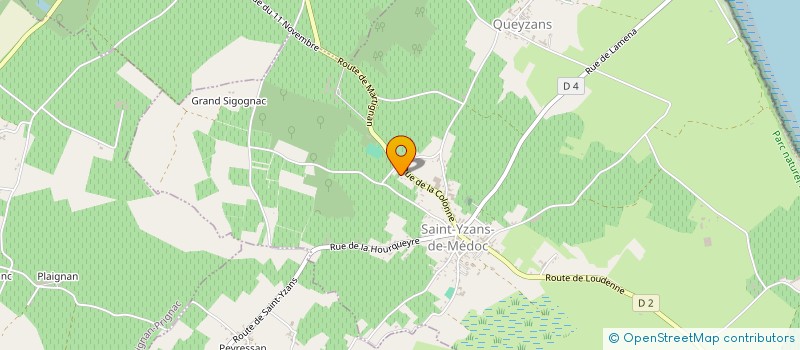 localisation de l'entreprise MONSIEUR SEBASTIEN FONTANEAU  SAINT-YZANS-DE-MEDOC