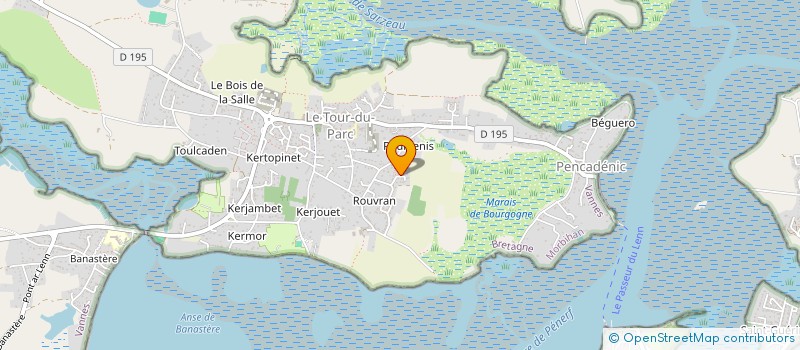 localisation de l'entreprise MONSIEUR SEBASTIEN FONTENEAU  LE TOUR-DU-PARC