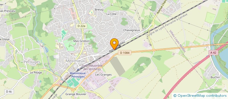 localisation de l'entreprise MONSIEUR SEBASTIEN FORESTIER à MEXIMIEUX