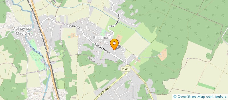 localisation de l'entreprise MONSIEUR SEBASTIEN FORQUIN à BAZEMONT