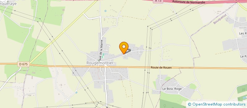 localisation de l'entreprise MONSIEUR SEBASTIEN FORTIN  ROUGEMONTIERS