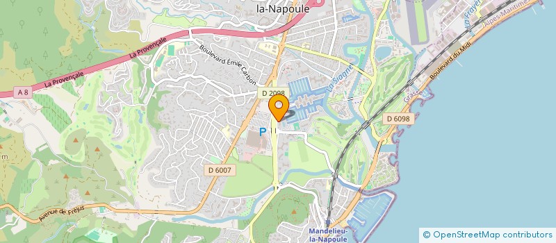 localisation de l'entreprise MONSIEUR SEBASTIEN FOSSE à MANDELIEU-LA-NAPOULE