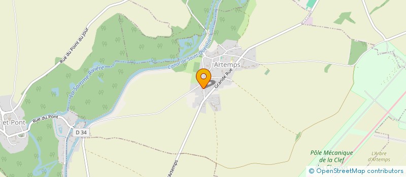 localisation de l'entreprise MONSIEUR SEBASTIEN FOSSE  ARTEMPS