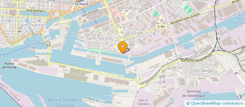 localisation de l'entreprise MONSIEUR SEBASTIEN FOSSET à LE HAVRE