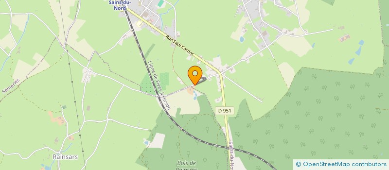 localisation de l'entreprise MONSIEUR SEBASTIEN FOUBET  SAINS-DU-NORD