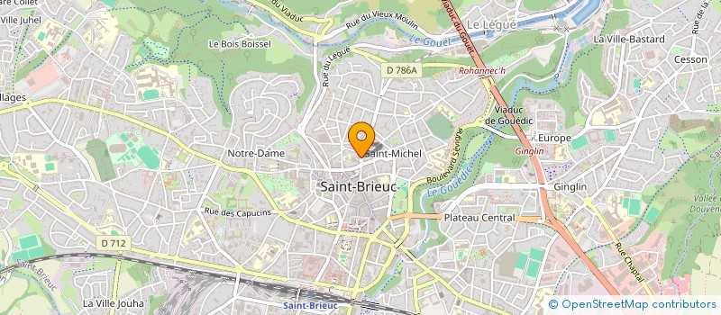 localisation de l'entreprise MONSIEUR SEBASTIEN FOUCHARD à SAINT-BRIEUC