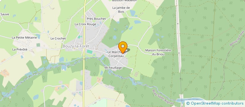 localisation de l'entreprise MONSIEUR SEBASTIEN FOUCHER à BOUZY-LA-FORET