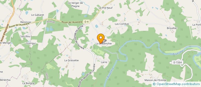 localisation de l'entreprise MONSIEUR SEBASTIEN FOUGEYROLLAS  GENIS