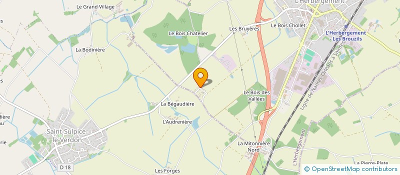 localisation de l'entreprise MONSIEUR SEBASTIEN FOUILLEN à MONTAIGU-VENDEE