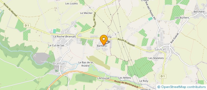 localisation de l'entreprise MONSIEUR SEBASTIEN FOULON à BRANSAT