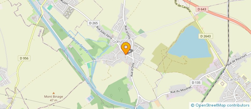 localisation de l'entreprise MONSIEUR SEBASTIEN FOUQUEMBERG  GULZIN