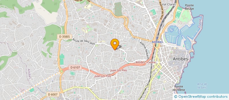 localisation de l'entreprise MONSIEUR SEBASTIEN FOURNEAU à ANTIBES
