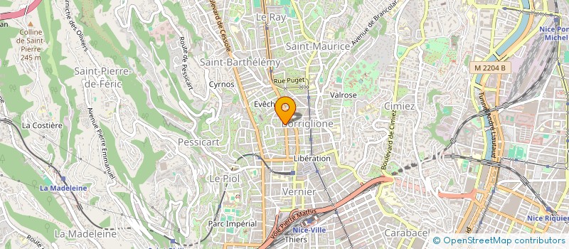 localisation de l'entreprise MONSIEUR SEBASTIEN FOURNEL à NICE