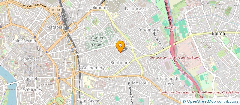 localisation de l'entreprise MONSIEUR SEBASTIEN FOURNIER à TOULOUSE