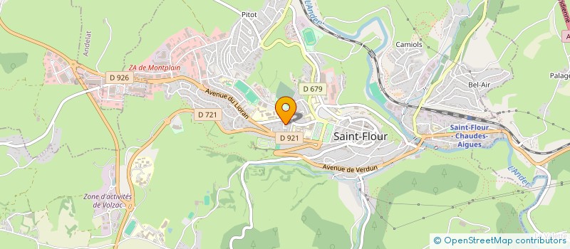 localisation de l'entreprise MONSIEUR SEBASTIEN FOURNIER à SAINT-FLOUR