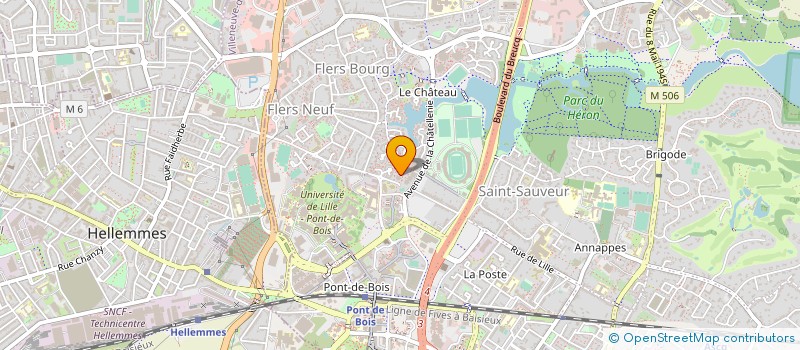 localisation de l'entreprise MONSIEUR SEBASTIEN FOURNIER  VILLENEUVE-D'ASCQ