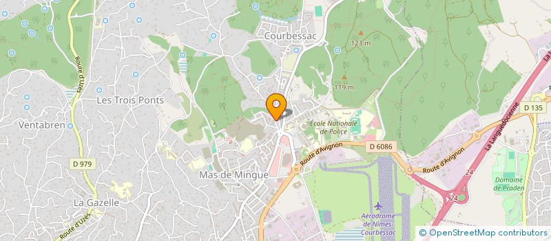 localisation de l'entreprise MONSIEUR SEBASTIEN FOURNIERE  NIMES