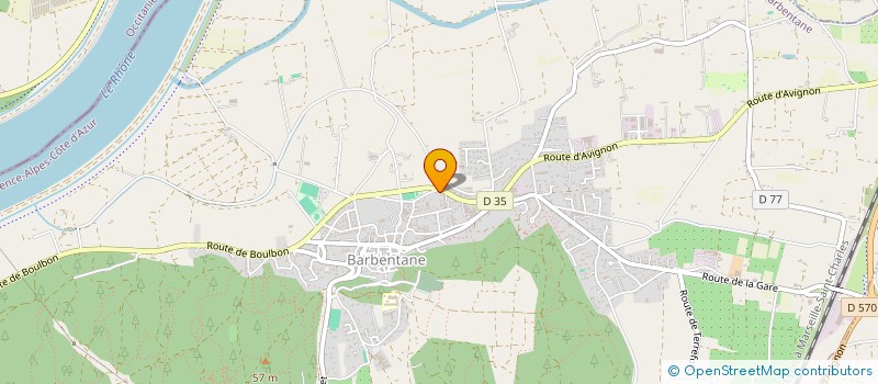 localisation de l'entreprise MONSIEUR SEBASTIEN FOURRIER  BARBENTANE