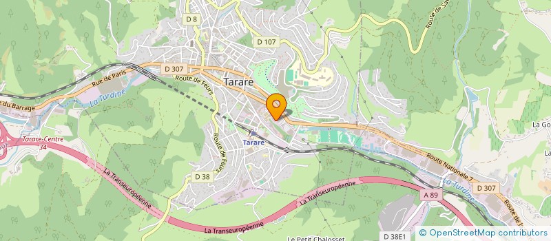 localisation de l'entreprise MONSIEUR SEBASTIEN FRAGNEAU  TARARE