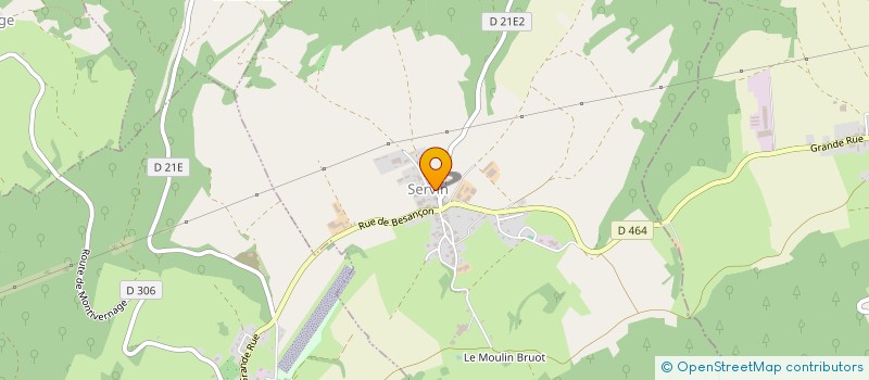 localisation de l'entreprise MONSIEUR SEBASTIEN FRANCHINI  VELLEVANS