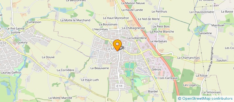 localisation de l'entreprise MONSIEUR SEBASTIEN FRANCISCO  LA MEZIERE