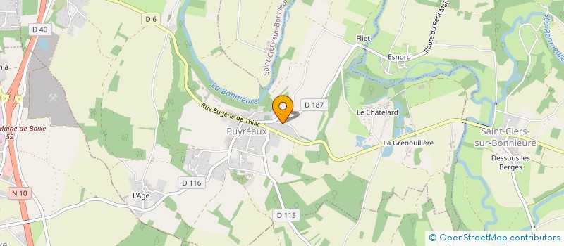 localisation de l'entreprise MONSIEUR SEBASTIEN FRAPPIER  PUYREAUX
